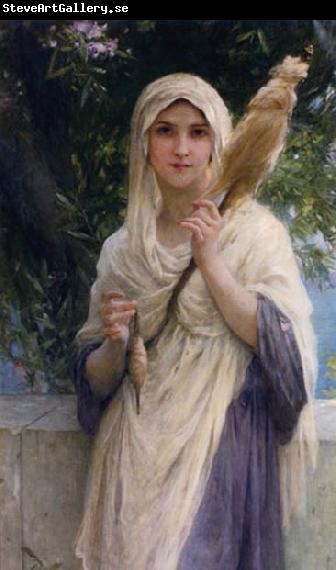 Charles-Amable Lenoir Spinner by the Sea